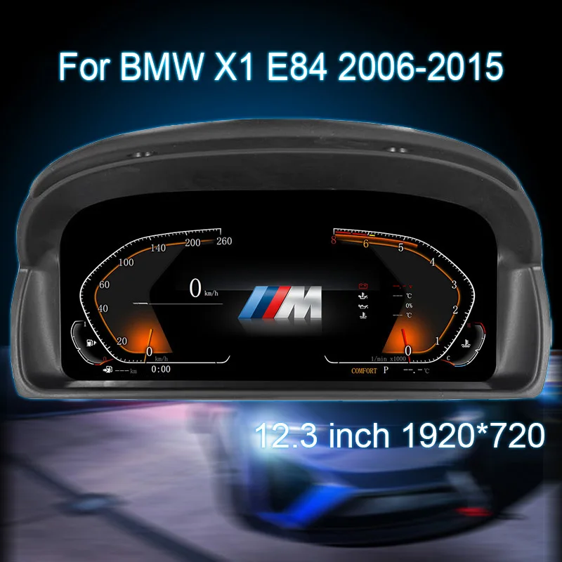 

Digital Instrument Cluster for BMW X1 E84 2006-2015 Speedometer,Dashboard,10’’ HD screen anti-glare