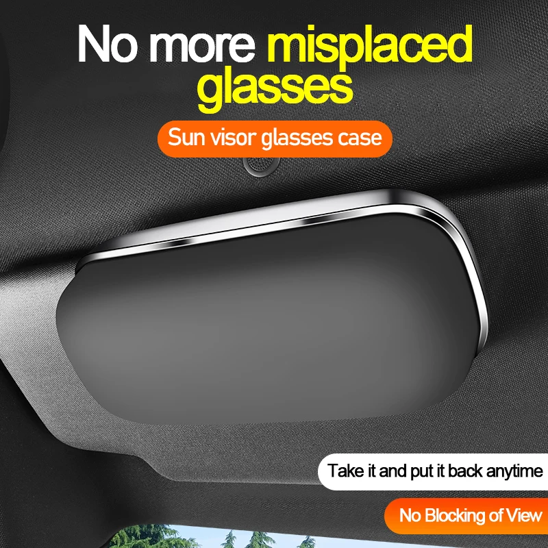 Car Sunglasses Holder Clip Car Sunglasses Hanging Bracket Car Interior Storage Accessories Suitable for Lada Niva Legend, Riva, Granta, Vesta