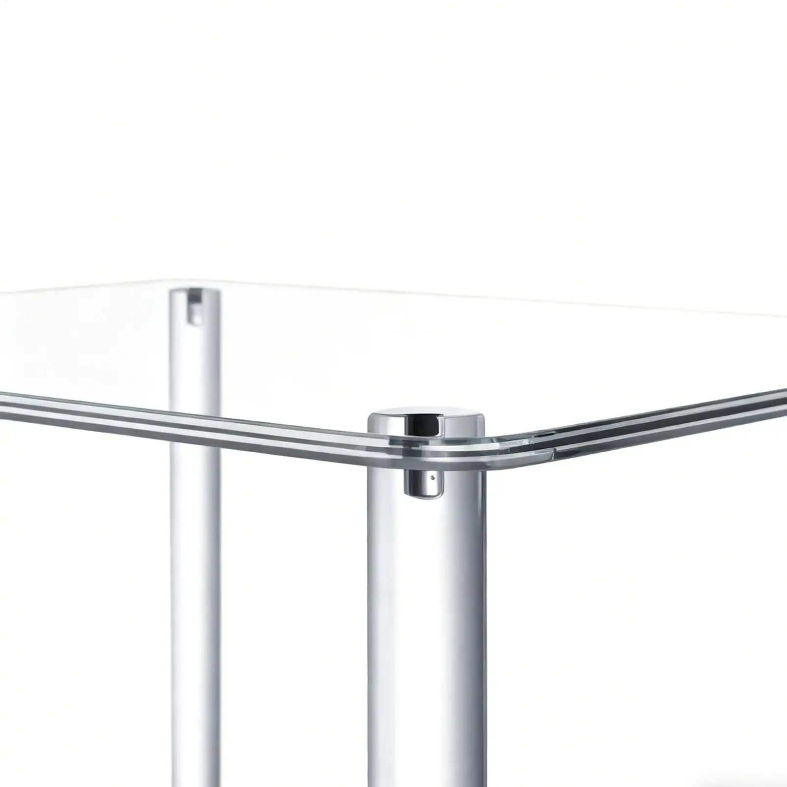 

Risers Display Stands Acrylic 4-Leg Space Saving Display Stand Risers For Decor Jewelry Collectible Figurines Flower Pots Office