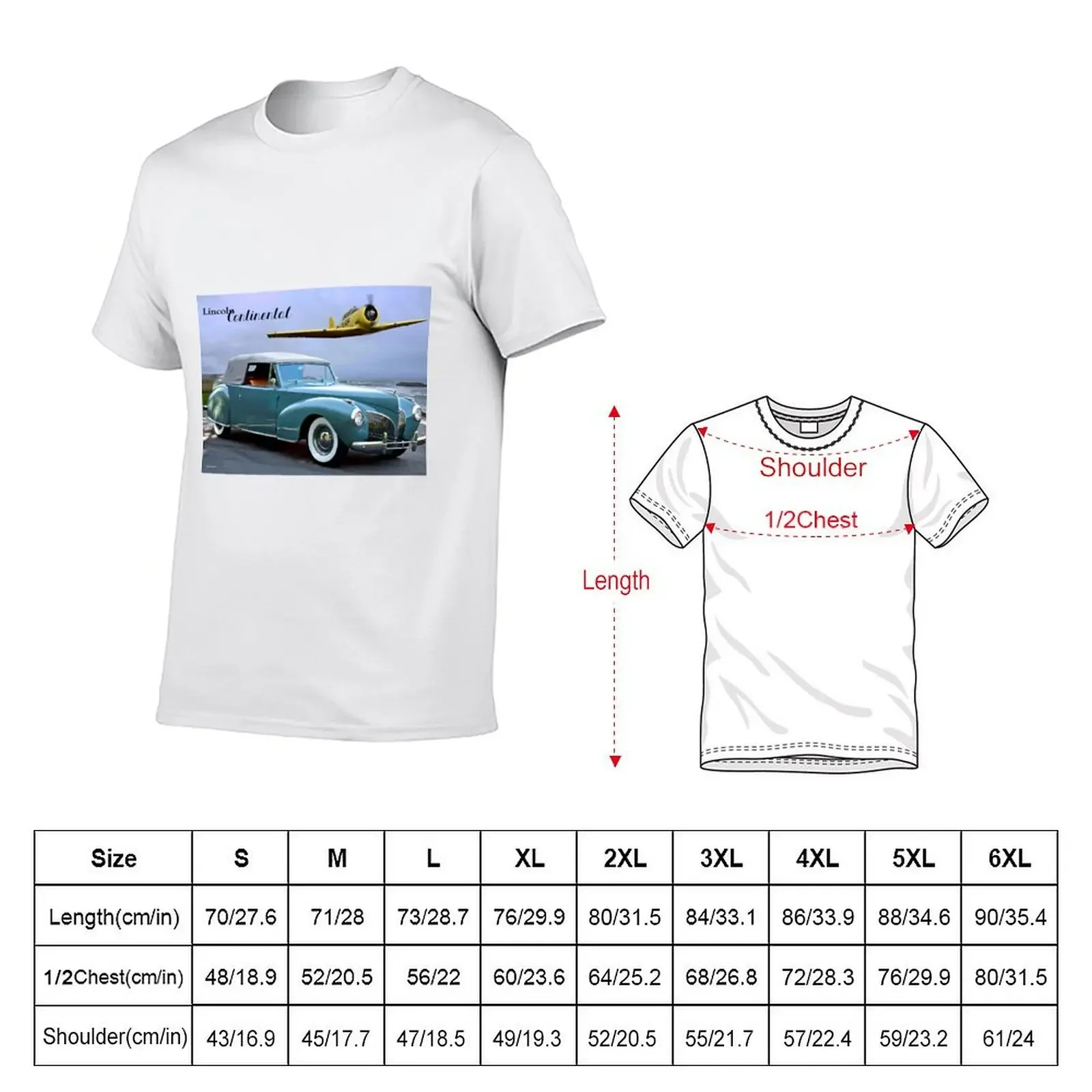 1941 Lincoln Continental V12 Convertible T-Shirt vintage graphic tee oversized t shirt heavyweights man t shirt t shirt men