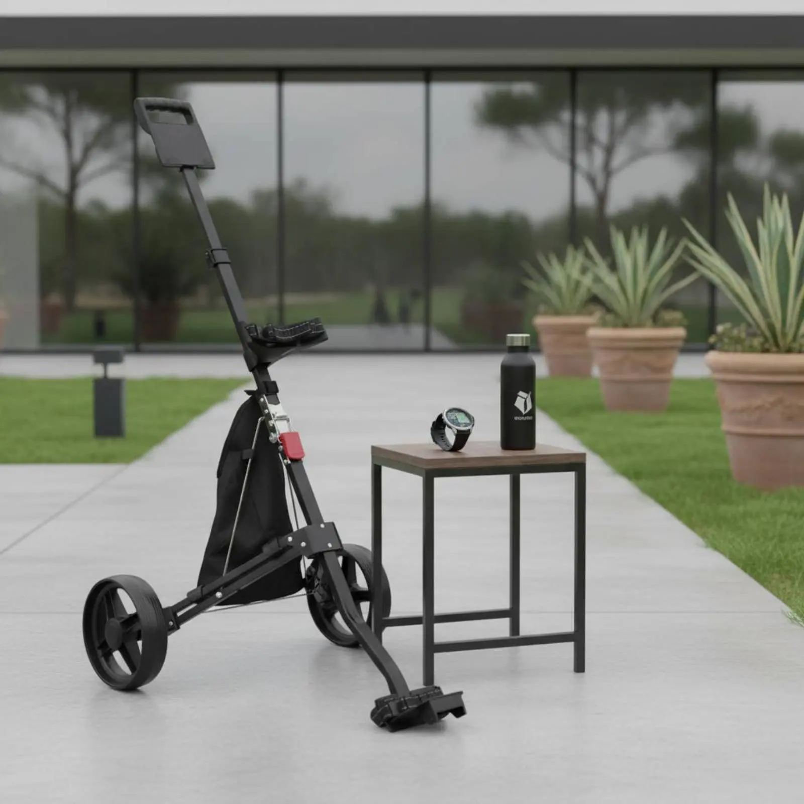 

Foldable Links Trolley Space-Saving Storage Sports Gear for Golfers