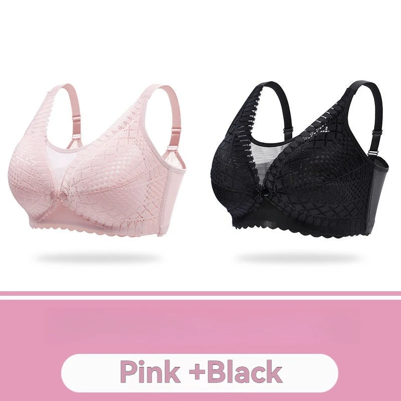 

Four Seasons New Anti glare Care Bra Ultra thin Splicing Anti sagging Soft Comfortable No Steel Hoop Pregnant Women's Care Bra