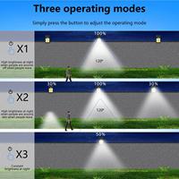 Clip Solar Lights Outdoor Smart Sensor Outdoor Lights 3 Modes Lamp For Deck Yard Camping Gate Umbrella Patio Pathway Garden