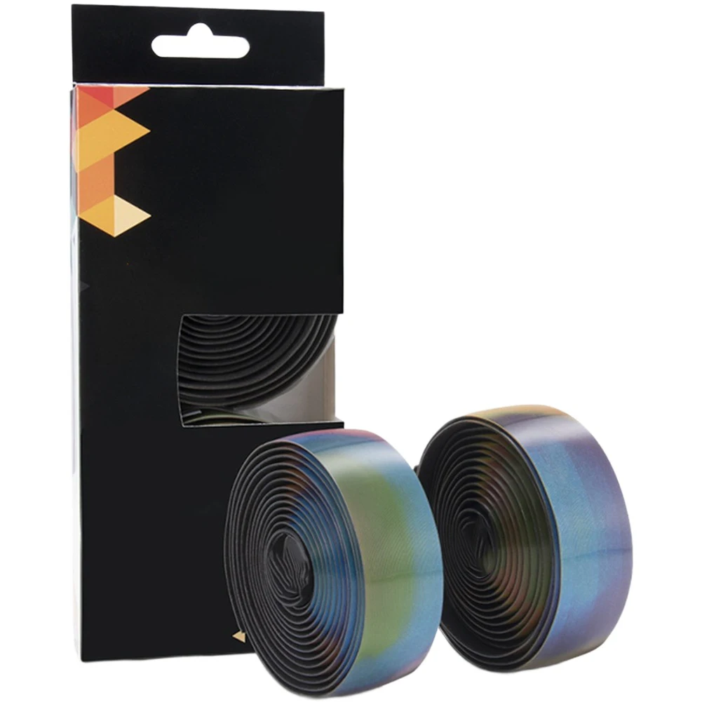 For road Bike Handlebar Tape Featuring PU EVA Material 5D Visual Dimension and Structural Vibration Absorption