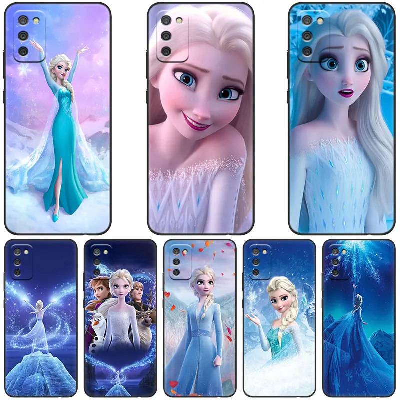 Disney Princess Frozen Elsa Case For Samsung Galaxy A03S A01 Core A21S A02S A10S A11 A20S A20E A30 A31 A40 A41 A6 A7 A8 A9 2018