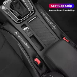 2Pcs Car Seat Gap Filling Plug Cushion Side Seam Leak Proof Strip For Mercedes Benz AMG GLE GLS CLS GLC CLA GLA GLK ML C197 R231