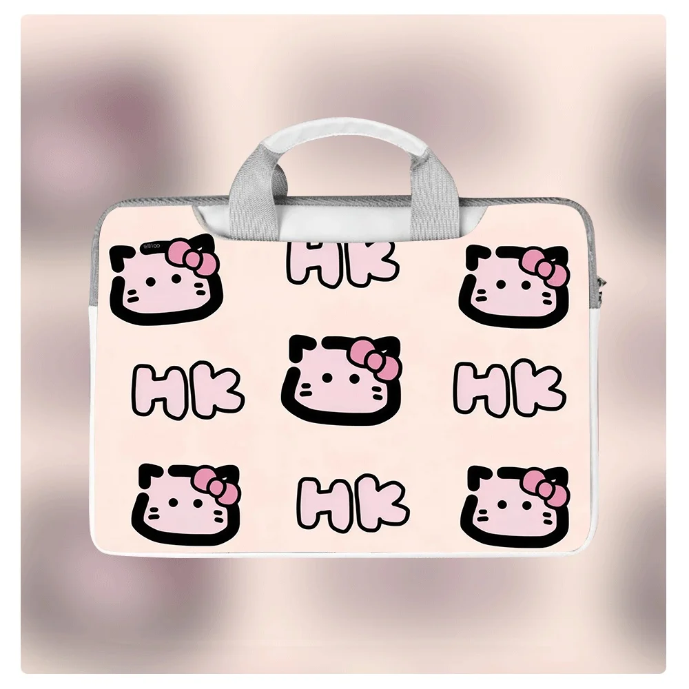 

Kuromi Cartoon Laptop Bag 12 13.3 14 15.6 16Inch Custom Print Shoulder Bag Anti-shock Protective Case for Student Girls Gift