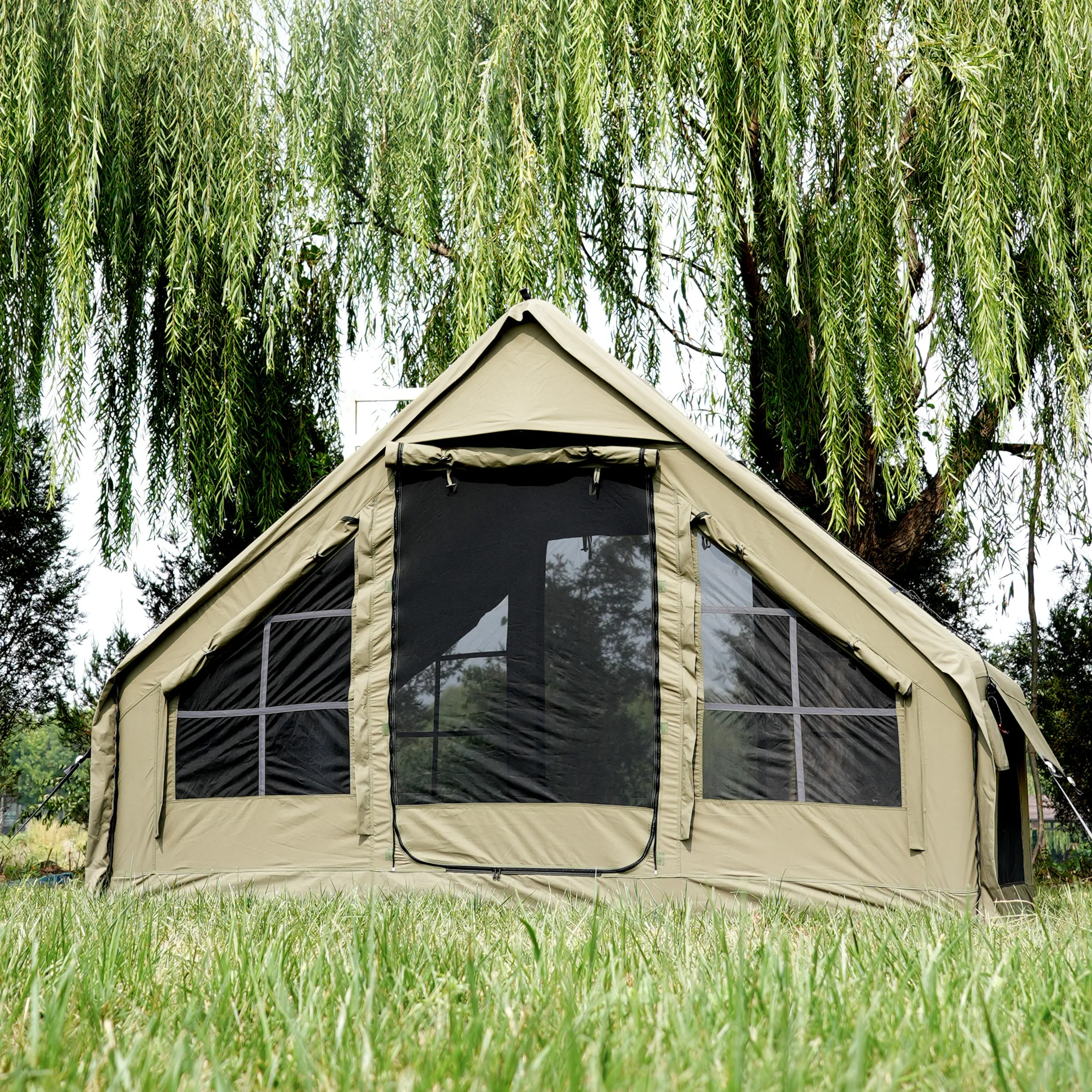 

Палатка для кемпинга, горячая распродажа, 6 кв. м, надувная палатка, водонепроницаемая, с защитой от ультрафиолета, надувная палатка Cody, большая