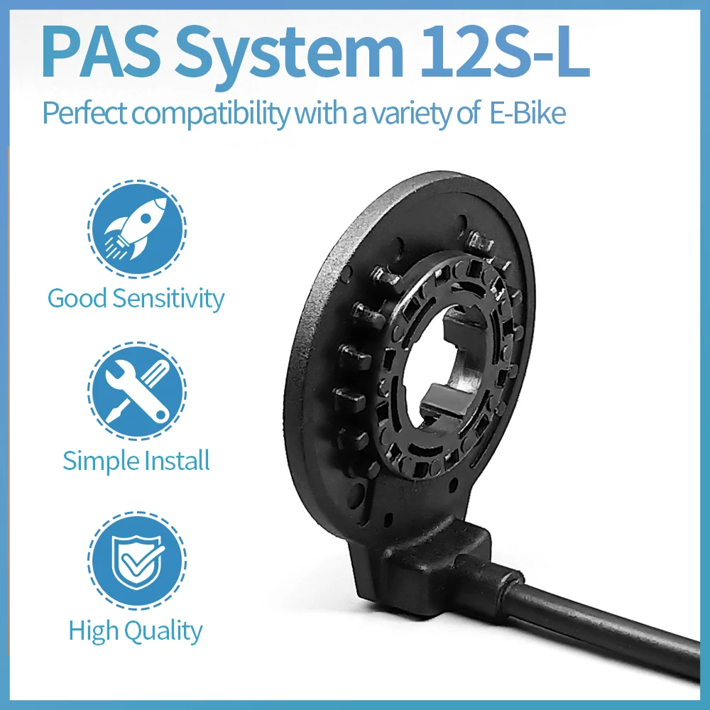 Electric Bicycle Conversion Kit Parts Torque Sensor Bicycle DIY Parts Ebike Left PAS Sensor C12L 12 Signal Pedal 24V36V48V