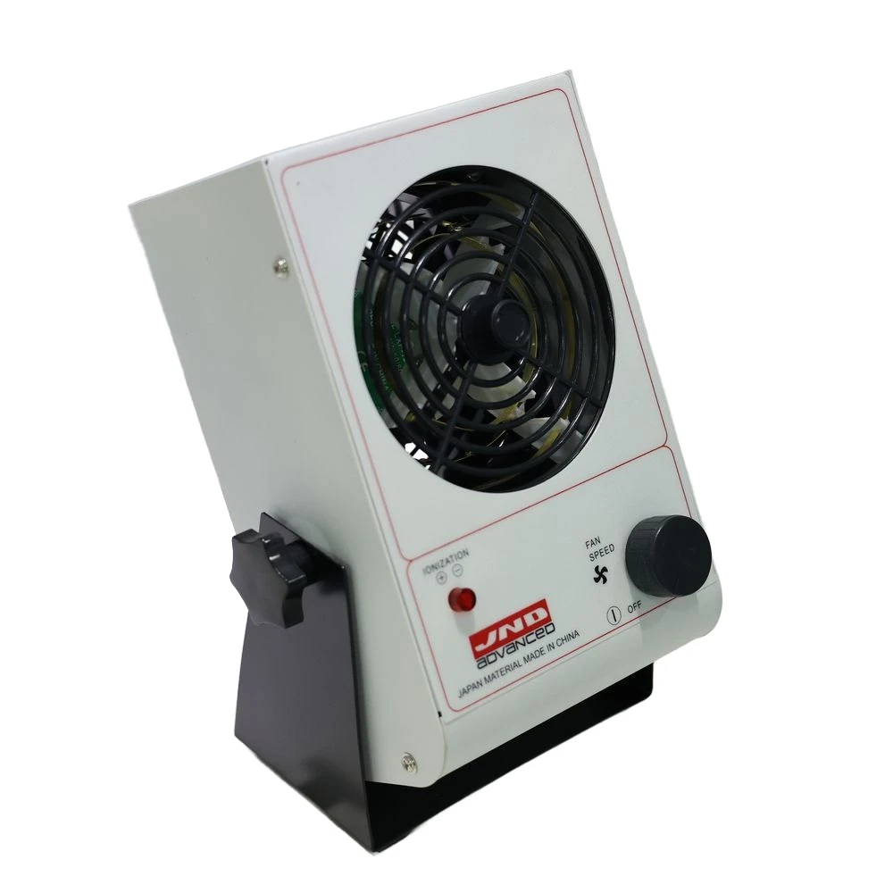 مروحة منفاخ الهواء المؤين معدات إزالة الأيونات المضادة للكهرباء الساكنة SL028 ESD مروحة إزالة الأيونات لسطح المكتب SIMCO