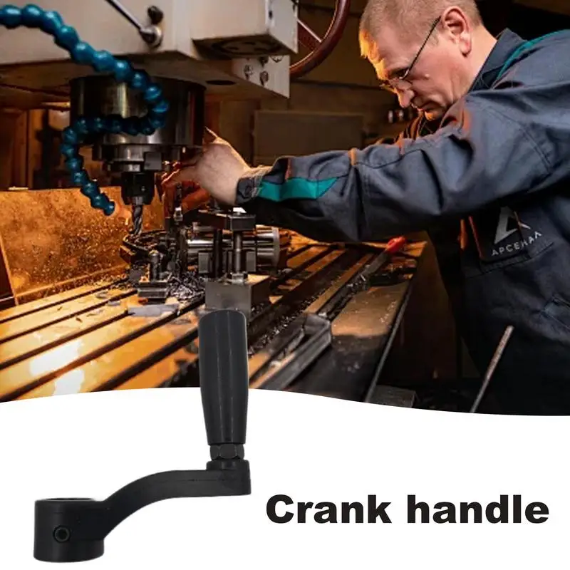 

Machine Tool Crank Handle Round Hole Replacement Hand Crank Bolt Fixing Revolving Handle For Lathe Milling Machine Revolving