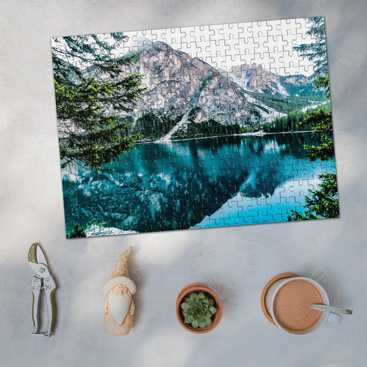 35/300/500/1043pcs Personalized Custom Photo Puzzle scenery Custom Photo Portrait Puzzle Handmade Birthday Gift Custom Puzzle As