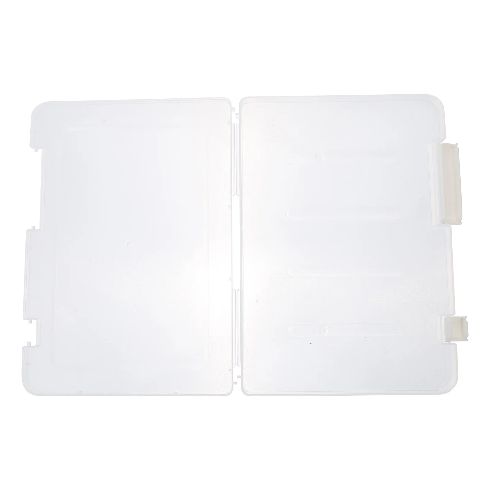 Office Storage File Box Plastic Document Organizer For Papers Certificates Lightweight Strong Desktop Container Useful