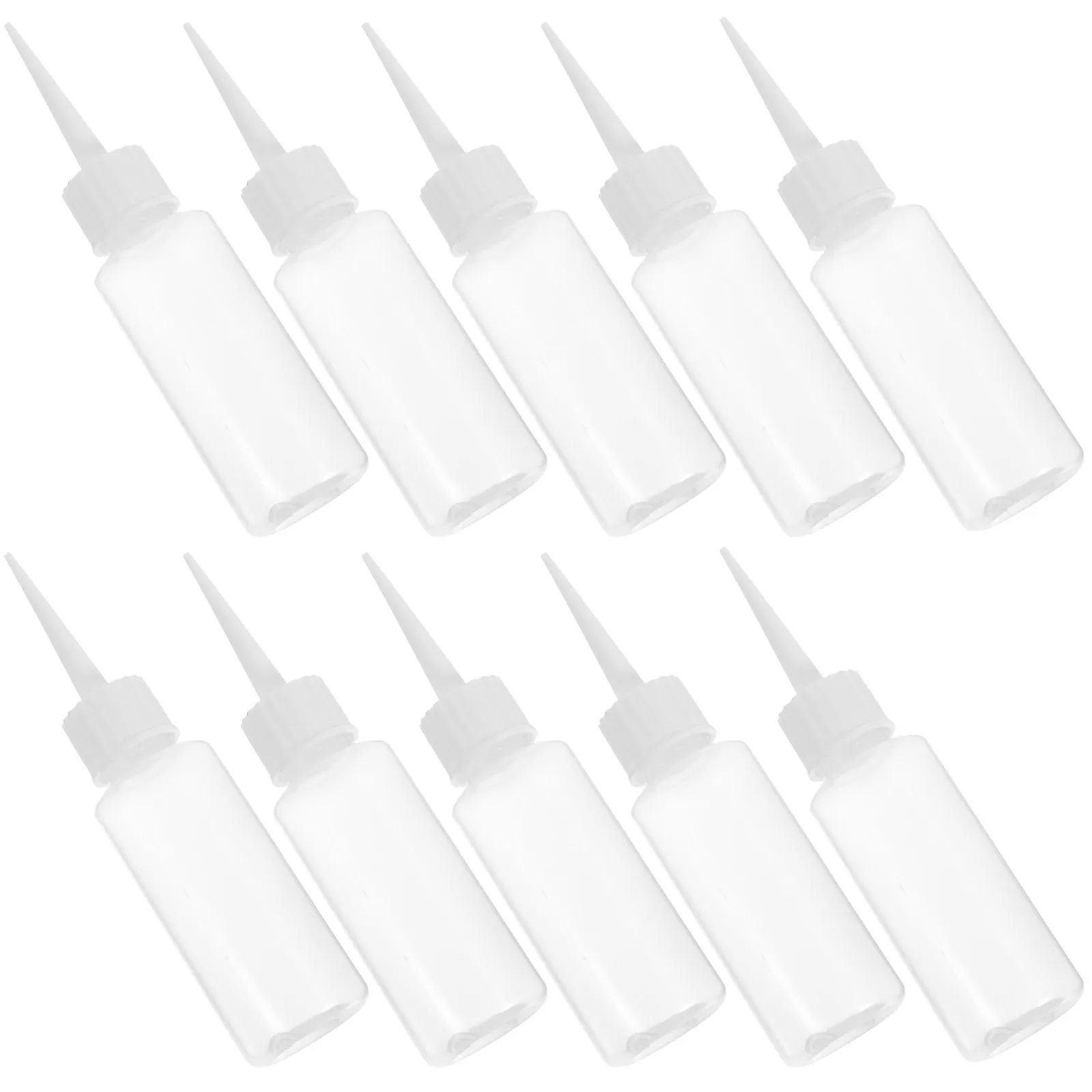 

20 Pcs Plastic Pointed-mouth Bottle Glue Applicator Bottles Squeeze Pack Travel