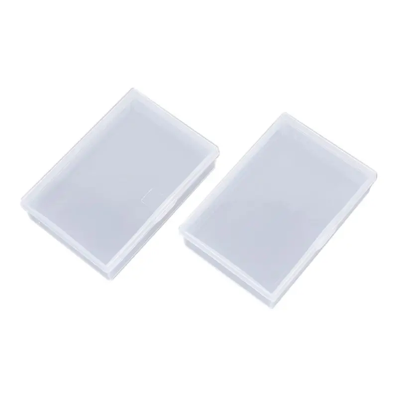 1/2pcs Transparent Plastic Playing Cards Deck Box Tarot Container  PP Storage Case Protector Sleeves Packing for Board Game