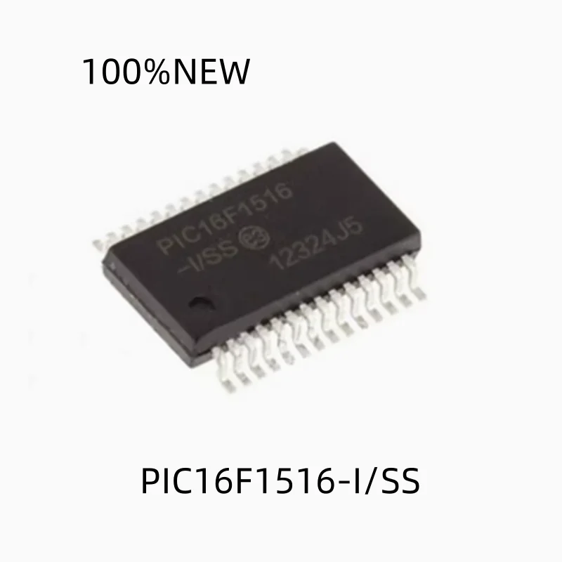 (5 Pieces) 100% New Pic16F1516-I/Ss Ssop-28 Microcontroller Chip Ic