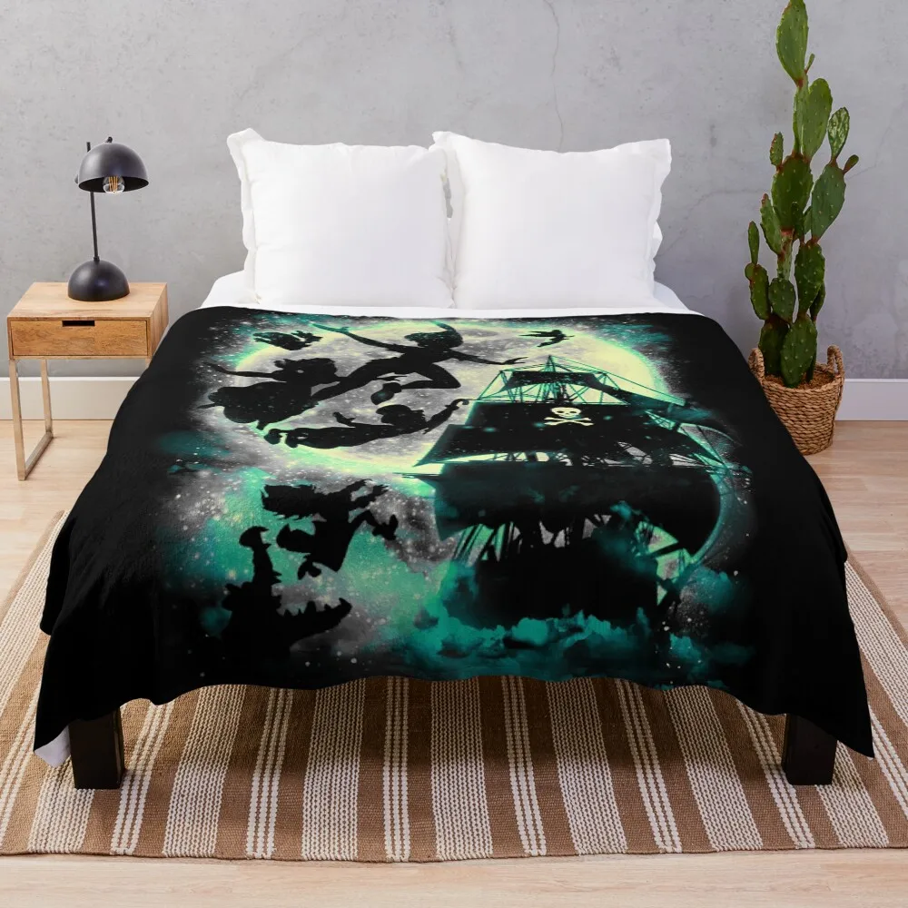 

Take me to Neverland Throw Blanket