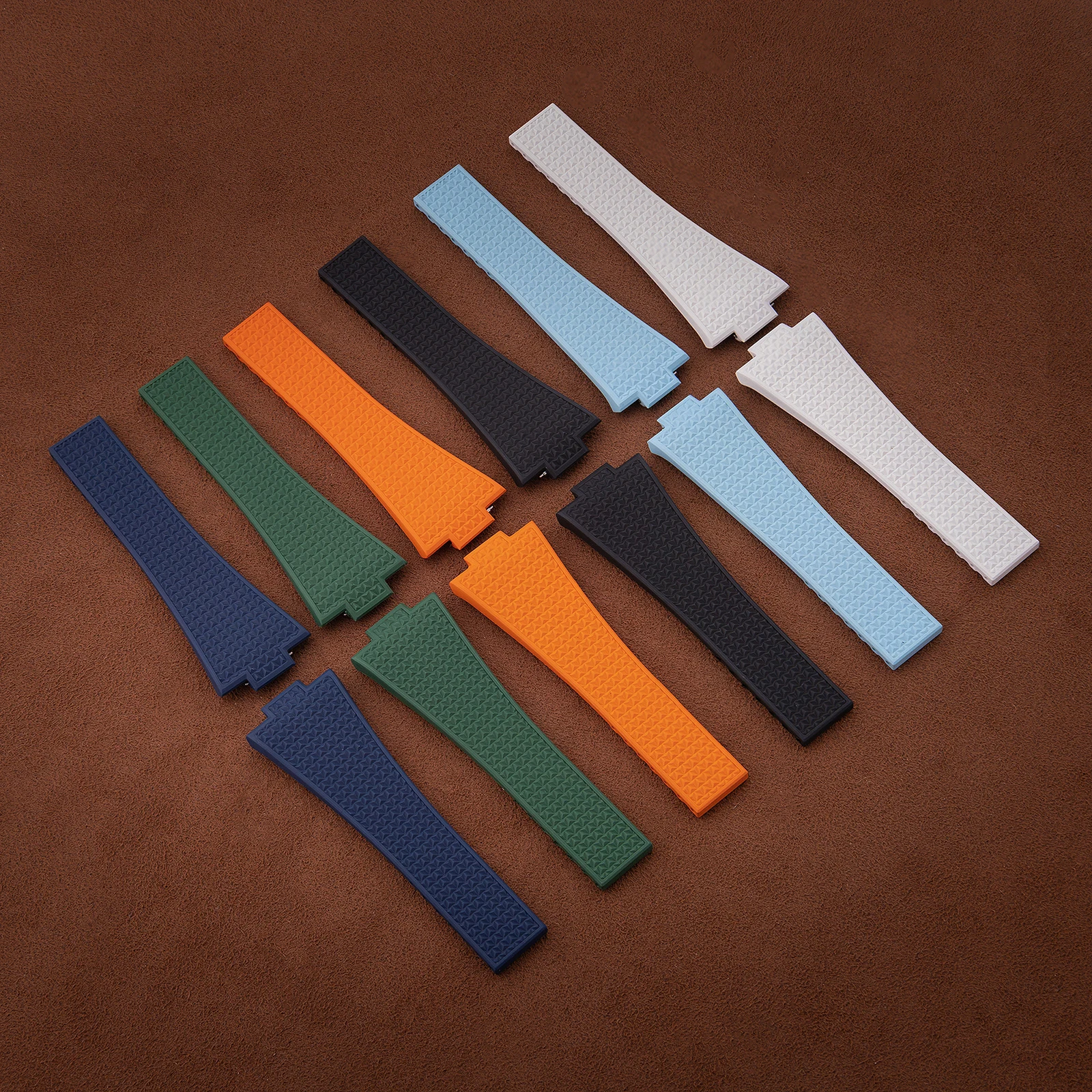 CTS المطاط حزام ل تيسو PRX Powermatic 35 مللي متر 40 مللي متر الساعات 11 مللي متر 12 مللي متر الإفراج السريع الربيع مشبك البحرية الأسود FKM أشرطة ساعات يد