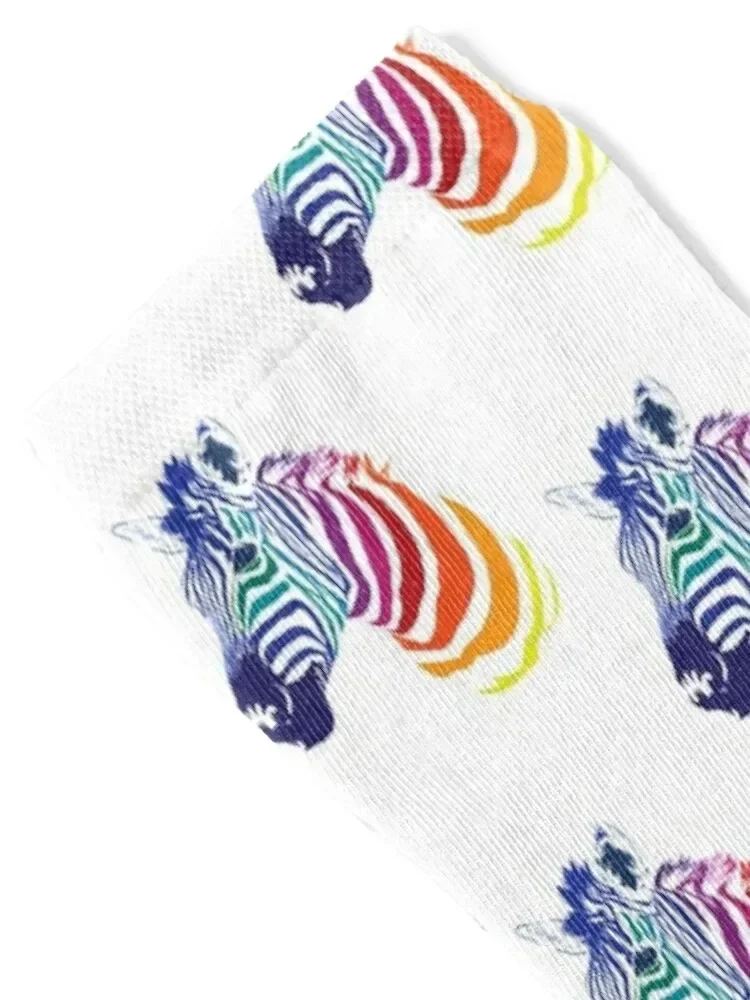 Rainbow Zebra Socks Wholesale Men's Ladies Socks Men's