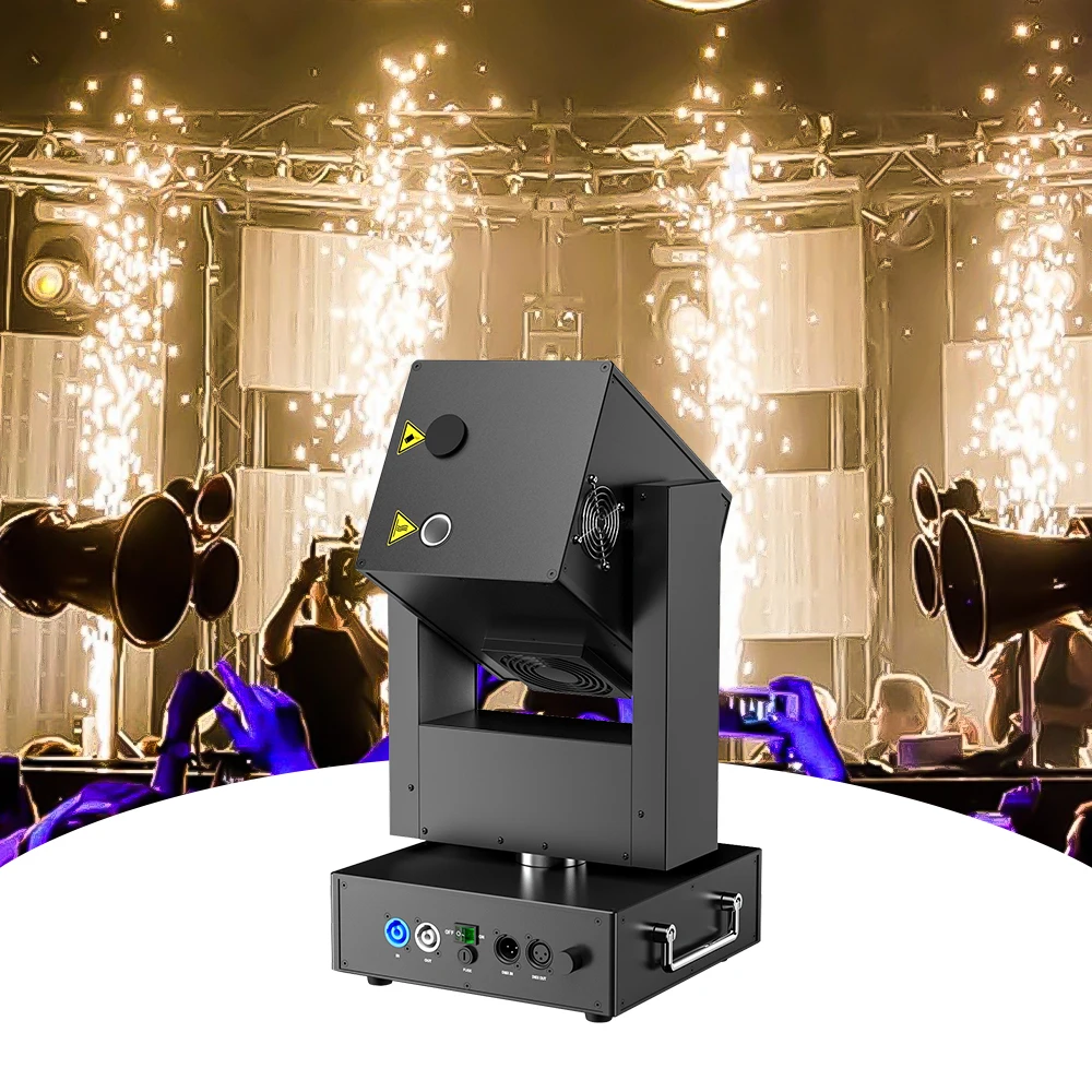 

750W Cold Spark Machine DMX512 Control Moving Head Cold Firework Machine Cold Sparking Machine For DJ Disco Wedding Party