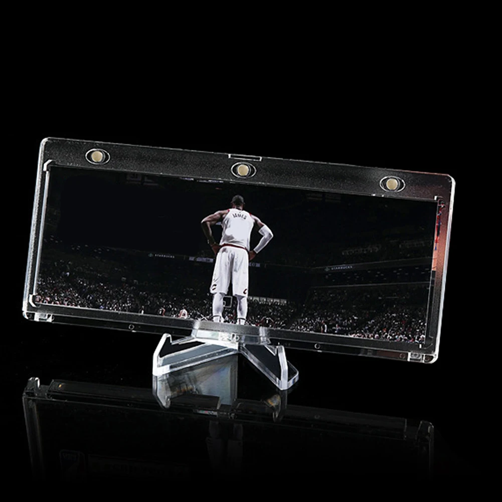 5 قطعة 187 مللي متر كتيب أفقي حامل البطاقة المغناطيسية 175 PT ، حامل عرض دفتر التشغيل ، حامل بطاقات 2 #4