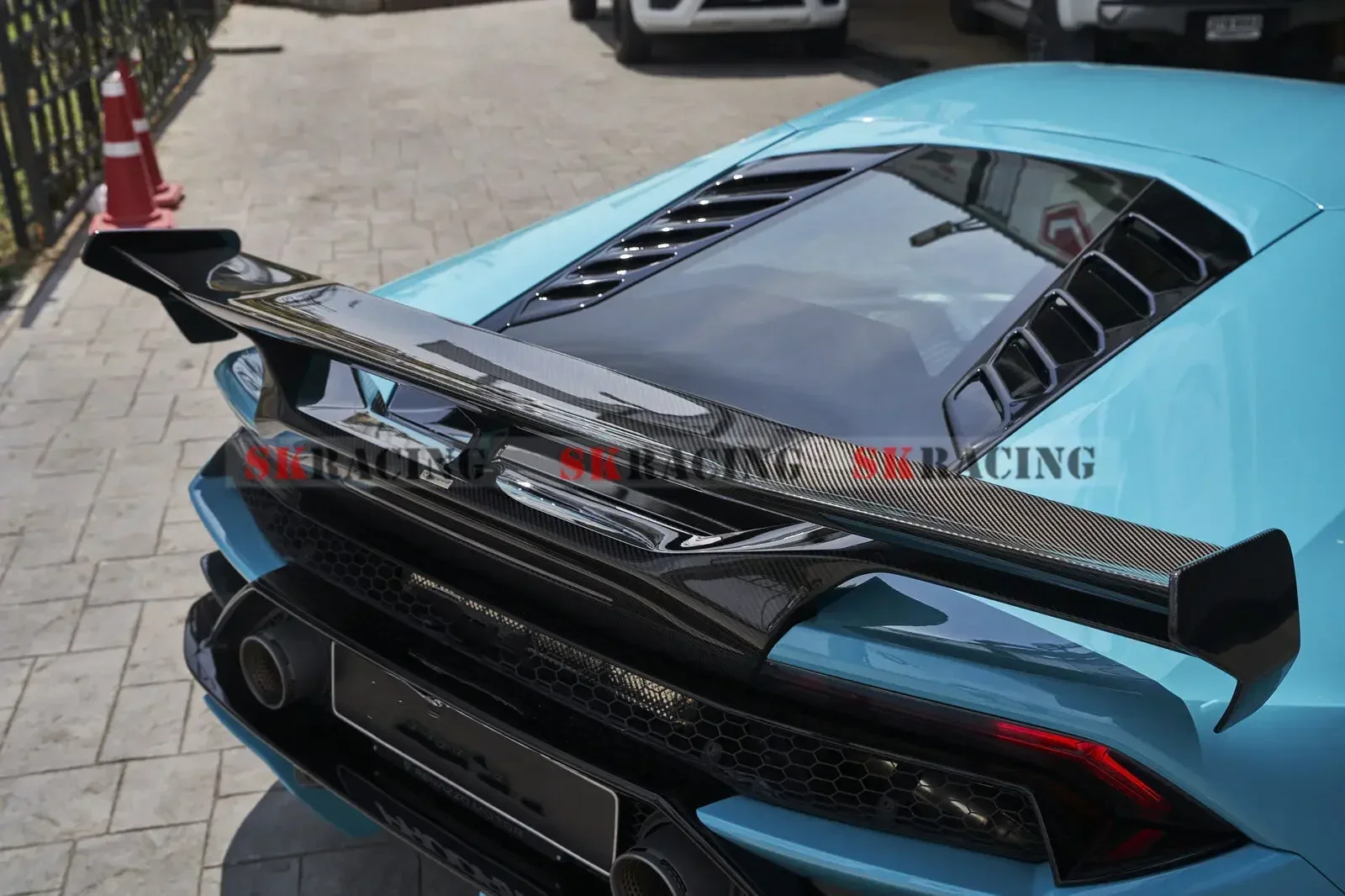 Hot Carbon Fiber Rear Trunk Spoiler Lip Wing For Lamborghini Huracan LP610 LP580 EVO Car Accessories Body Kit Protective Trims