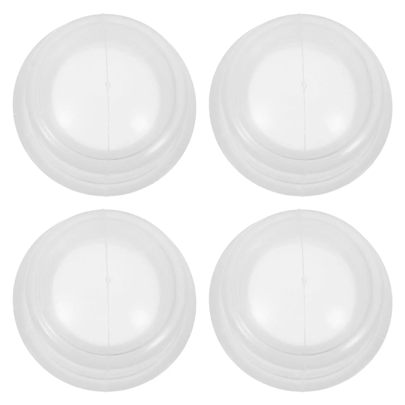 

4Pcs Silicone Facial Cupping Set Transparent Massage Suction Cups for Face Easy Maintenance Storage Beauty Cupping Face