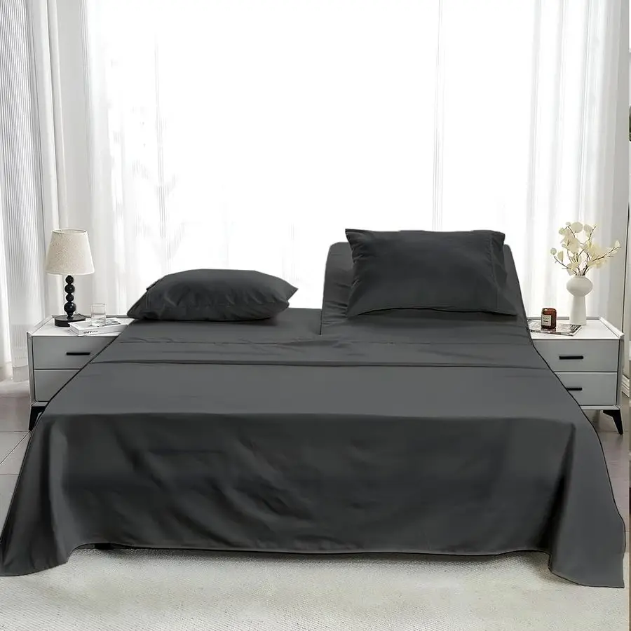 

Комплект простыней из 4 предметов для регулируемой кровати с номером сна, 100 простыней из хлопка с длинными скобами, 34 верхних разделенных, подходит для 1