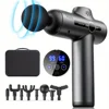 Pistola de masaje vibratoria portátil para Fascia, para cuerpo, cuello, espalda, relajación muscular profunda, Fitness, adelgazamiento, una cabeza 1
