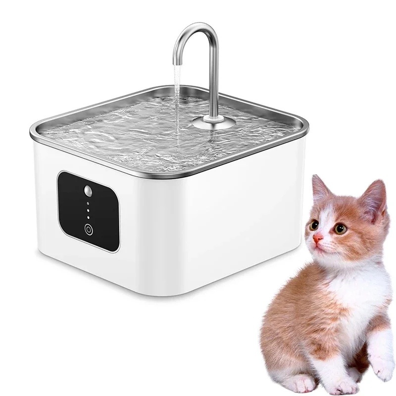 

Automatic Cat Fountain Pet Drinking Intelligent Control Timed Water Supply Cat Fountain Water Stainless Steel OEM & ODM