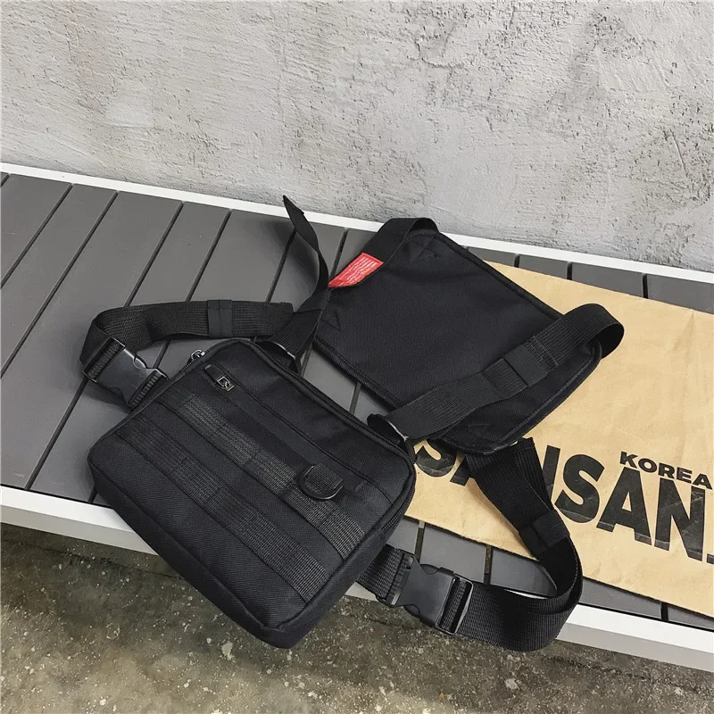 Outdoor Tactical Vest Bag CS Wargame Chest Rig Airsoft Pouch Holster Molle System Oxford Men Shoulder Camping Backpack