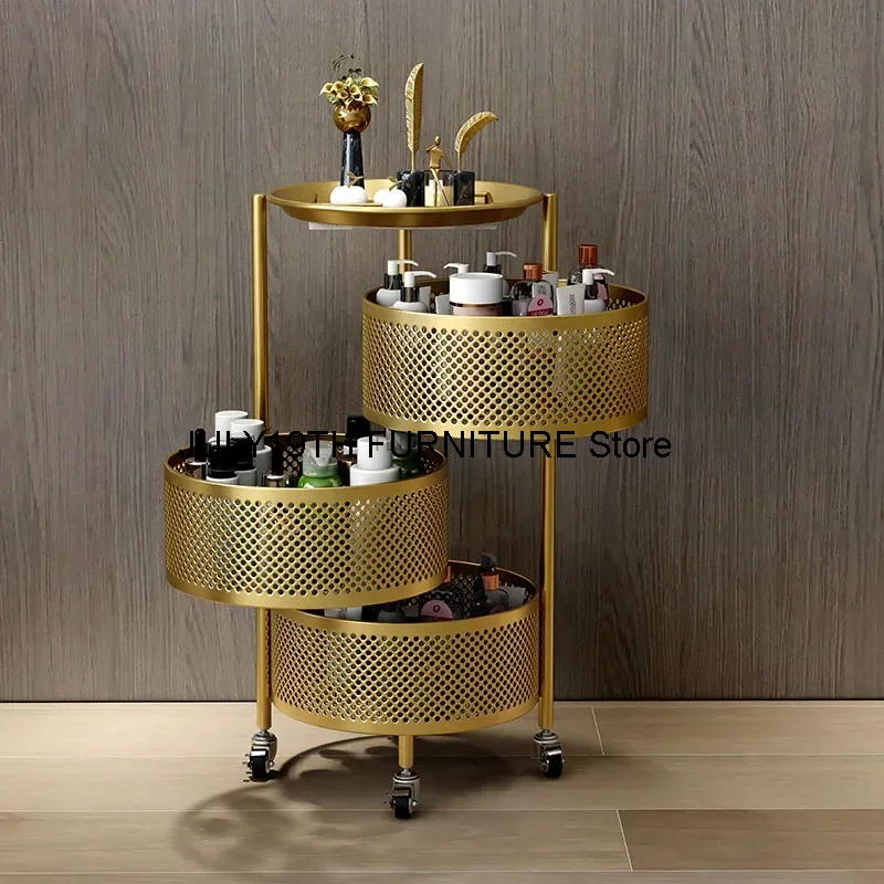 Chariot de luxe léger pour salon de beauté, meubles pour ongles, outils de broderie de tatouage de cils, rangement multicouche, T1 Z