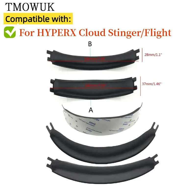 

Head band For HYPERX Cloud Stinger/Flight Headphone Protector Zipper Headband headphone knit Accessories