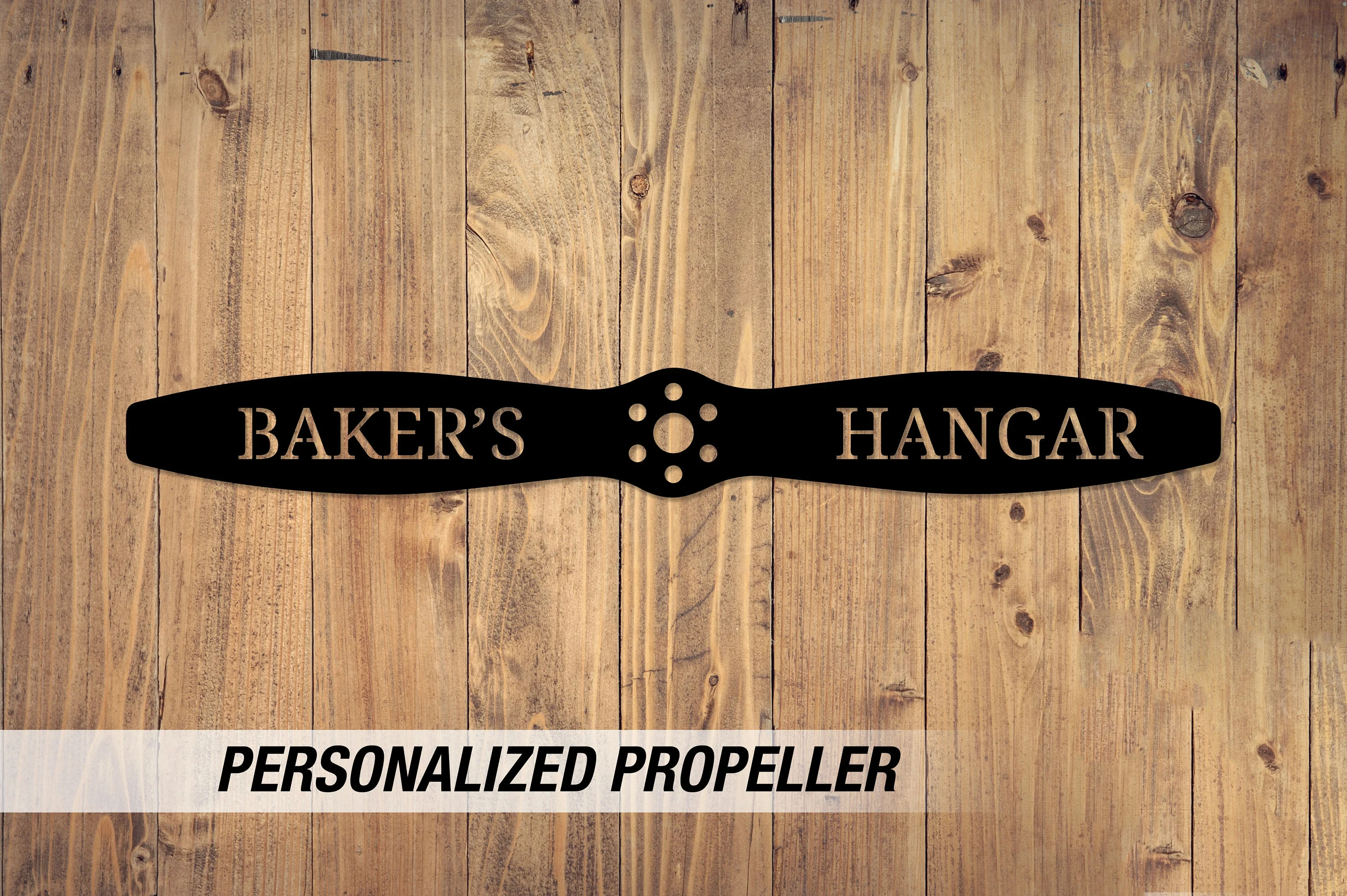 

Personalized Metal Prop Aviation Propeller Gift for Pilots Airplane Sign