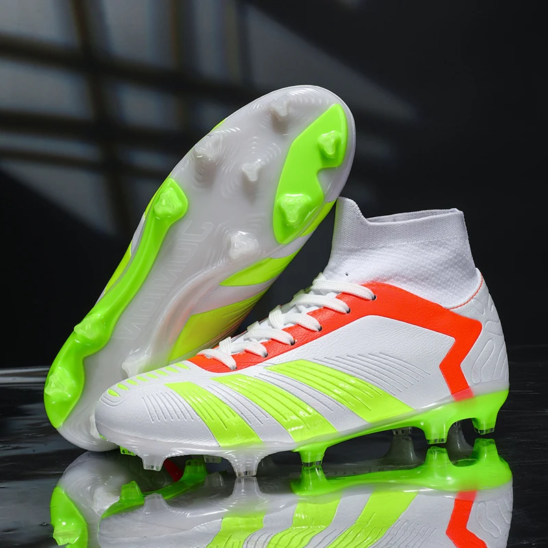 

2025 Football Shoes TIEBAO Soccer Shoes Turf TF Soccer Boots Top Football Boots Chaussure De Football Chuteira Futebol Football
