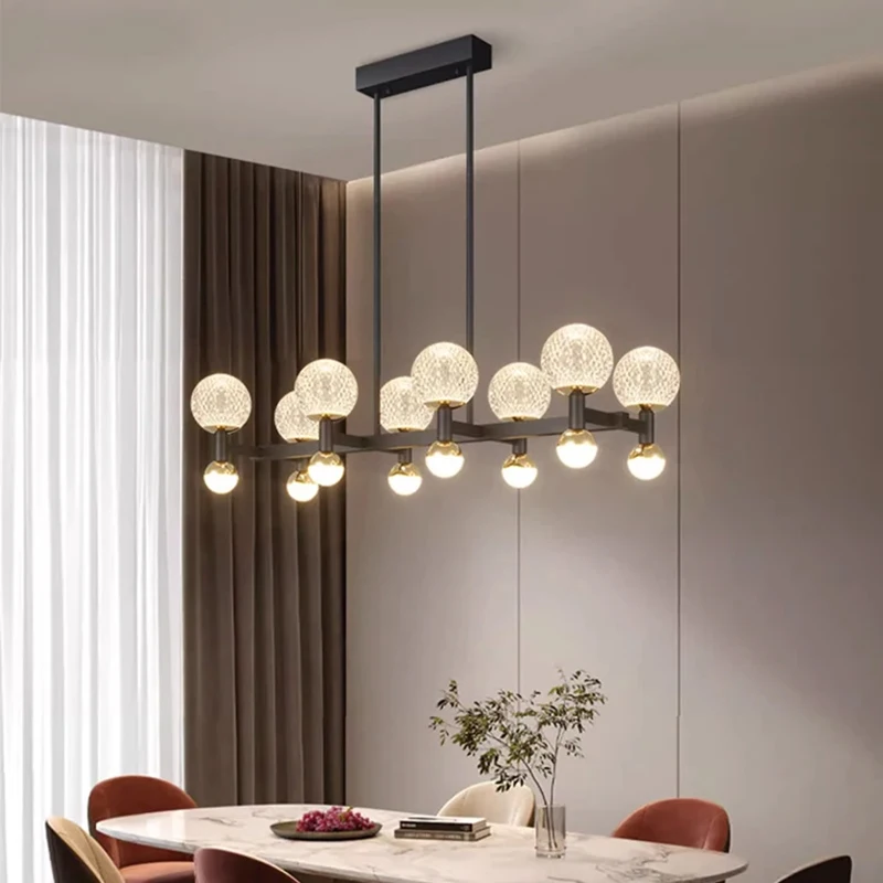 ديكور المنزل الحديث أضواء LED مصابيح إضاءة متدلية لغرفة المعيشة الثريات لغرفة الطعام معلقة ضوء الإضاءة الداخلية #5