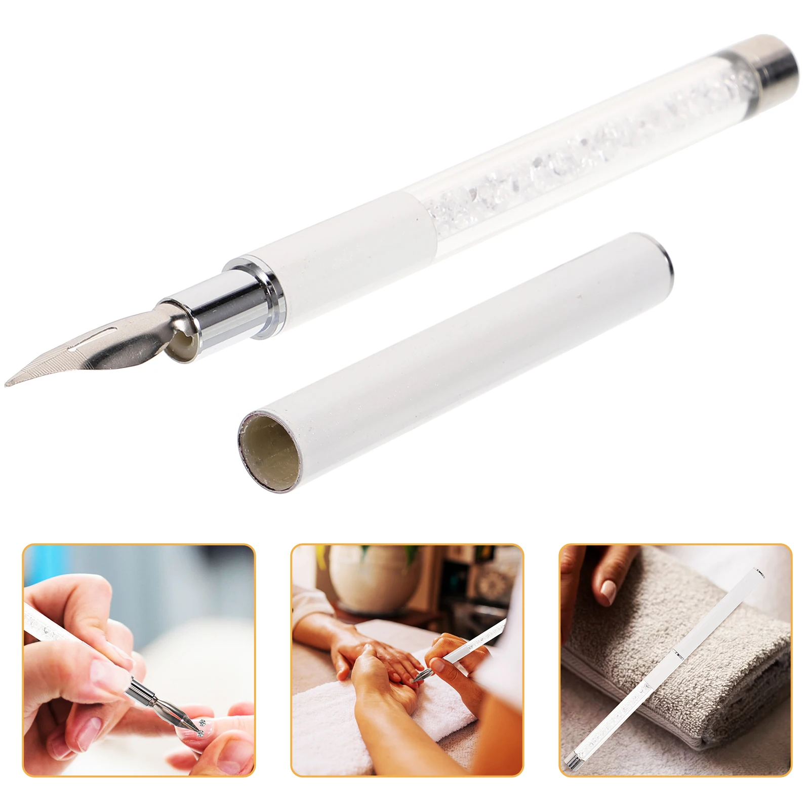 Art Pen Manicure Rhinestone Picker Fine Tip For Nail Design Portable Dotting Tool Manicure Supplies Women Nail Art Pen