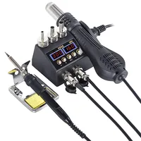 1-Low Price Jcd 2 In 1 8898 Soldering Station 750w Rework Station Hot Air Gun Soldering Repair Soldering Iron Tool