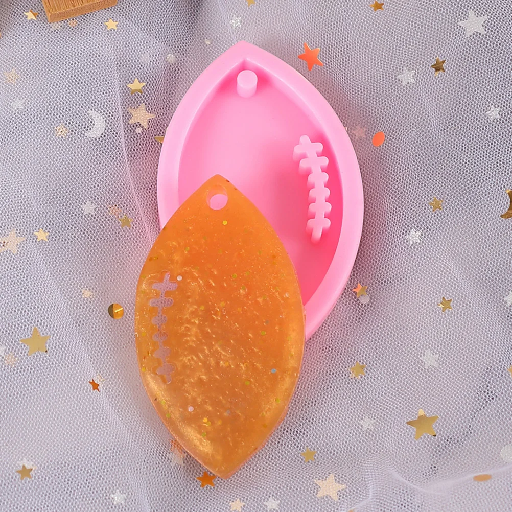 

1Pcs Silicone Mold Oval Pendant DIY Craft Tool Pink Handmade Supply Keychain Crystal Glue Mold DIY Craft Tool Handmade Supply