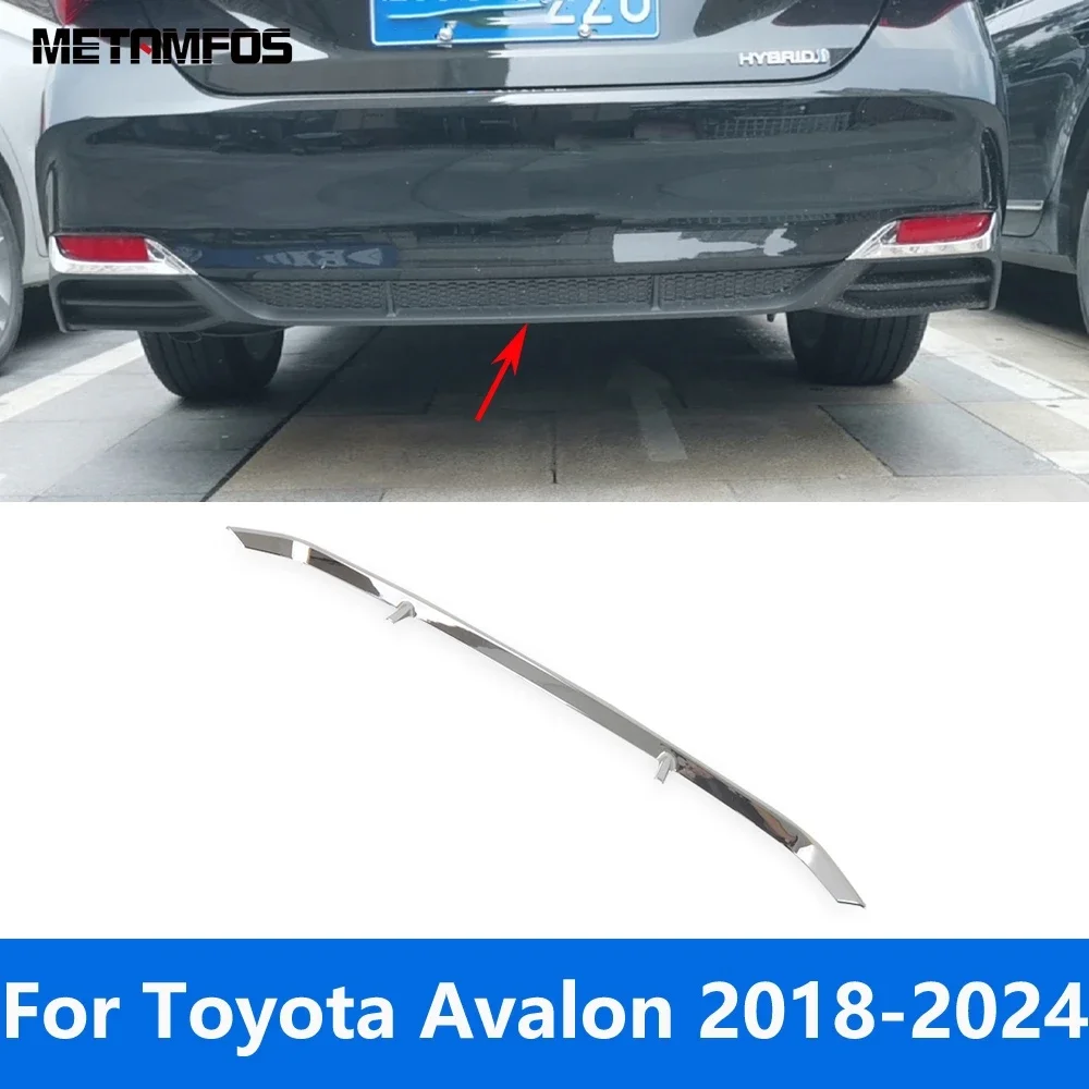 

Аксессуары для Toyota Avalon 2018-2022 2023 2024, хромированный задний бампер, накладка на губу, комплект кузова, спойлер, диффузор, защита, Стайлинг автомобиля