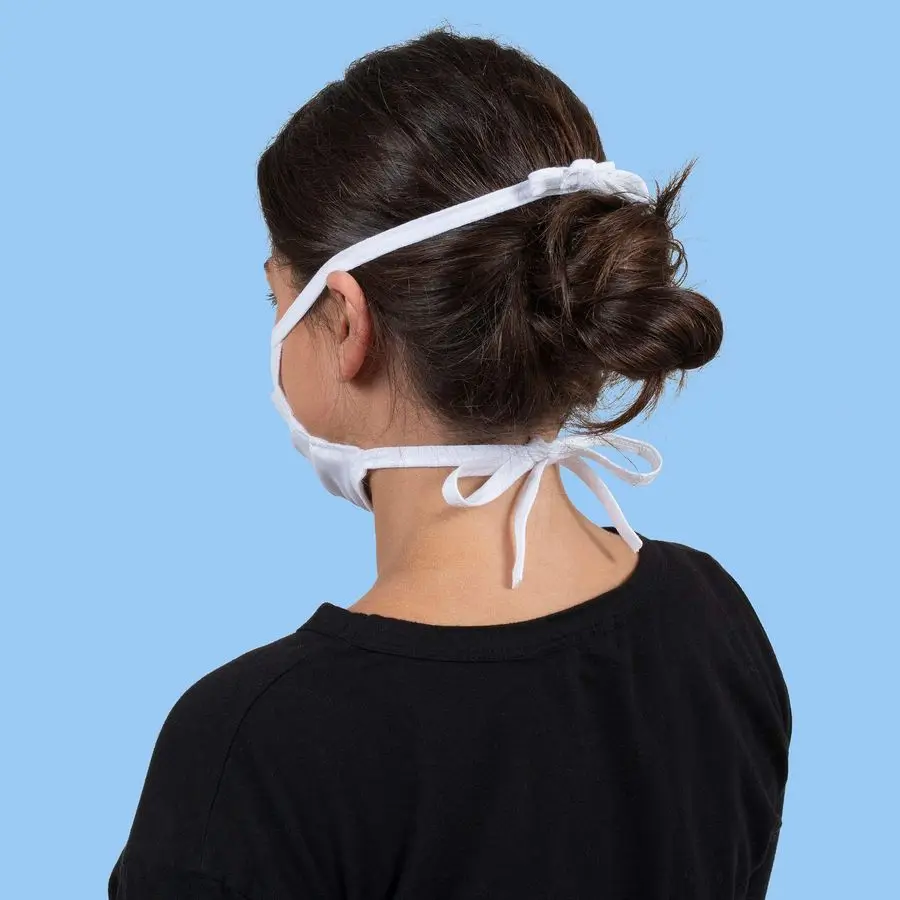 UnisexAdult Reusable 3Layer Tie On Cotton Face Mask 48 Pack