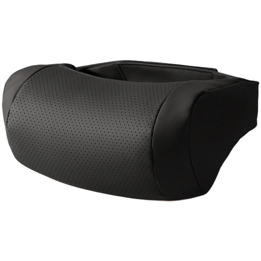 Car For Seat Headrest Pillow Made Of Premium Nappa Leather And Resilient Cotton Filling For Stable Ergonomic Neck Support