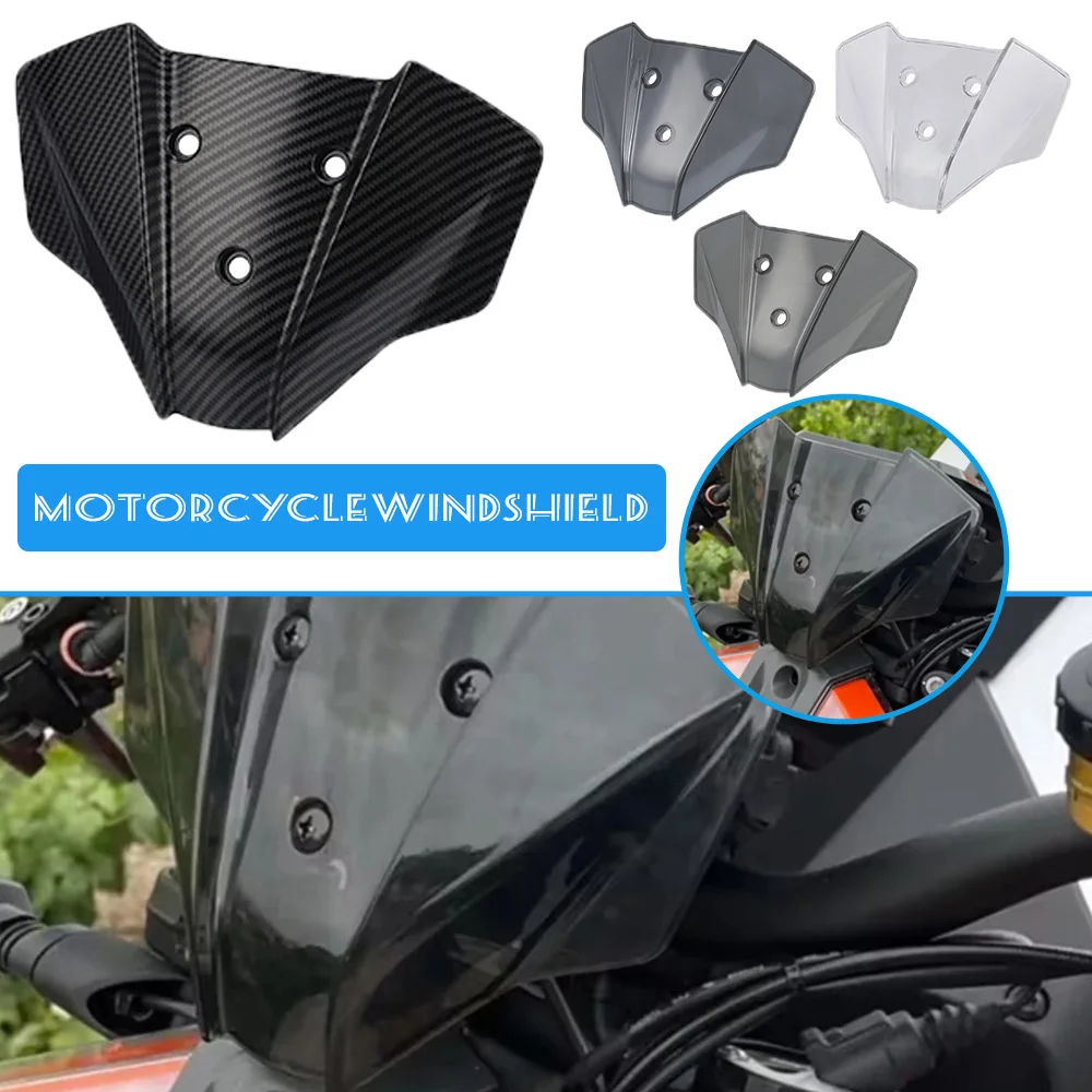 

2023 2024 Windshield Windscreen Motorcycle Front Wind Deflector Shield Screen Airflow For 1290 Super Duke R MY20 2020 2021 2022