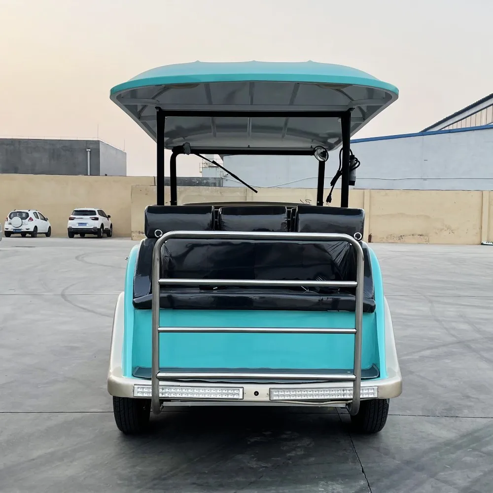 Street Legal Old Retro Golf Cart Buggy 5000w Antique Sightseeing Electric Vintage Classic Car For Adults Sale