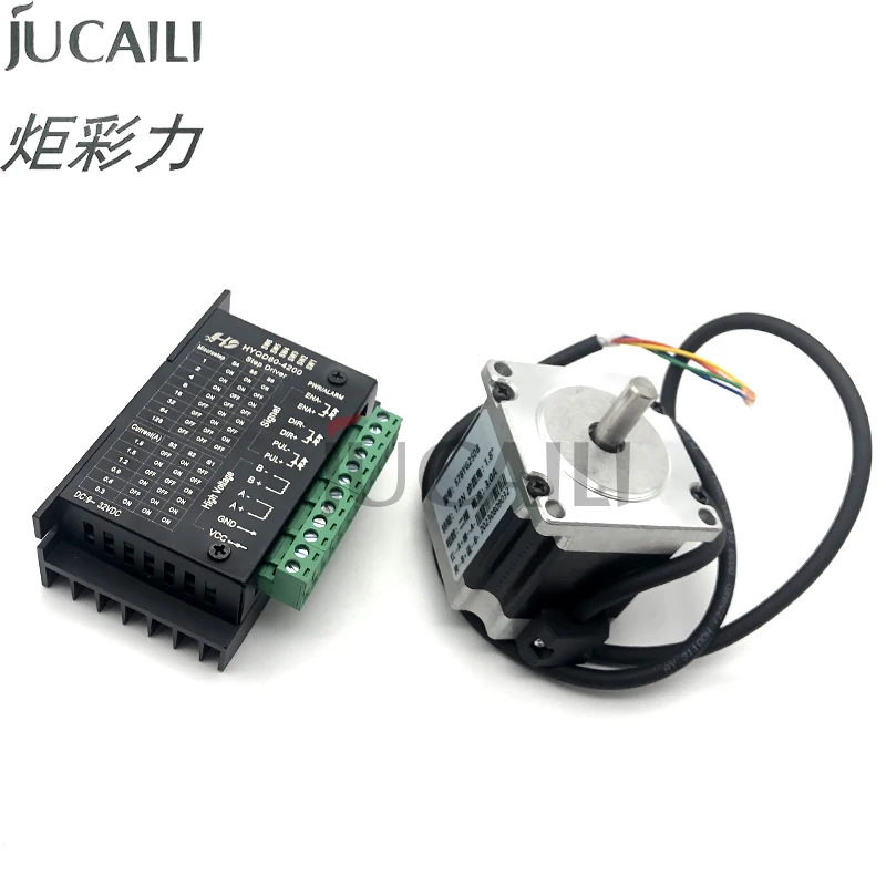 

JCL Paper Feeding Stepper Motor with Driver for i3200 XP600 Head for Allwin Xuli Human Eco Solvent Printer