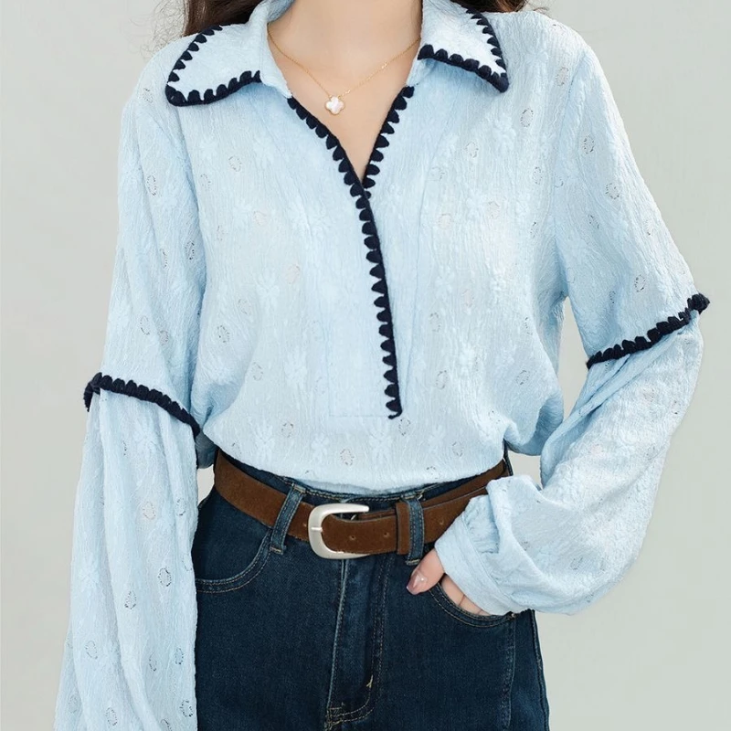 

Commuting Printed Niche Fashion Slimming Shirt Versatile Fashion New Style