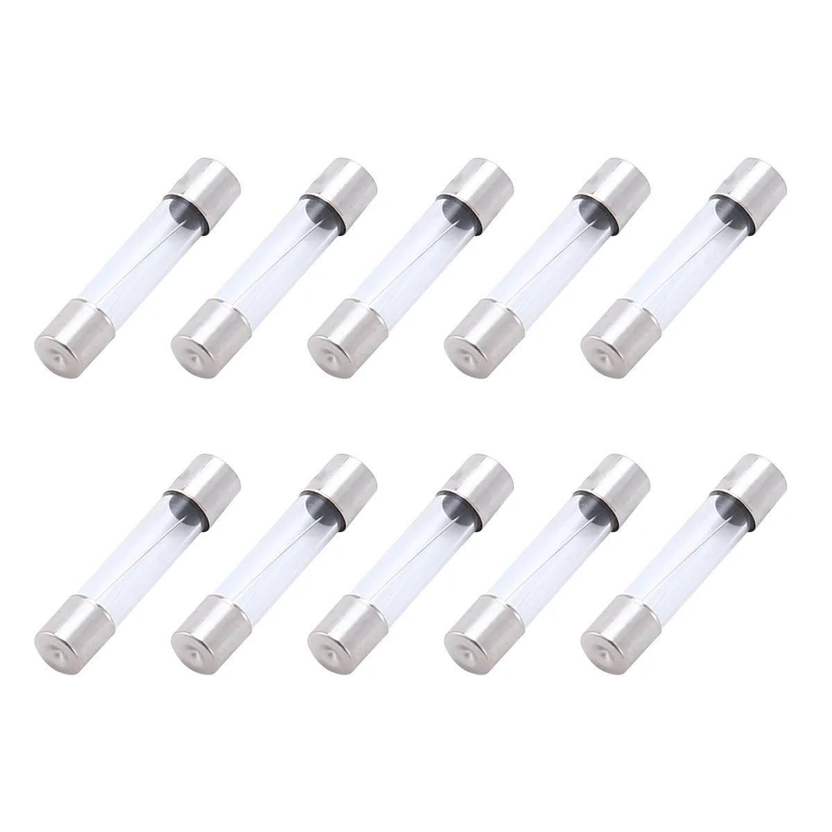 НОВЫЕ 10 шт. быстродействующие стеклянные трубчатые предохранители 6x30 мм, 250 В, 10 А