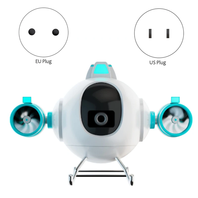 Full HD 3MP Night Full Color AI Tracking Wireless CCTV Safe Home Baby WIFI Smart Camera AC100-240V US Plug
