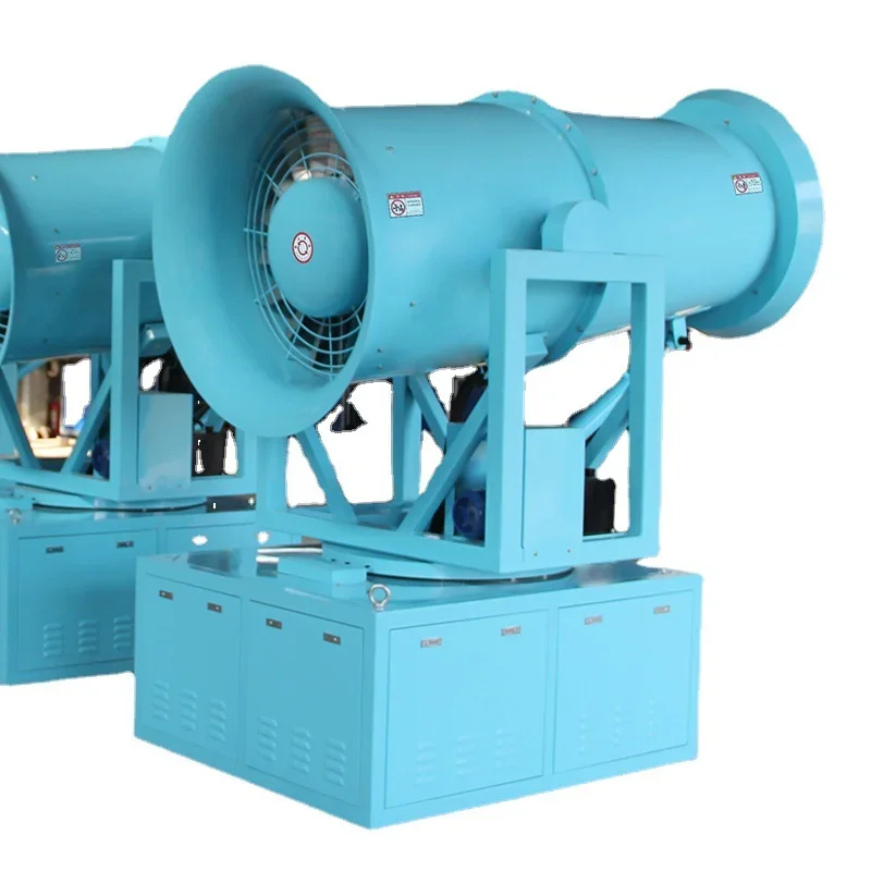 China High Pressure Fog Cannon Machine Manufacturer Widely Using 60 Meters Dust Suppression Mist Cannon 80 Meters for Singapore