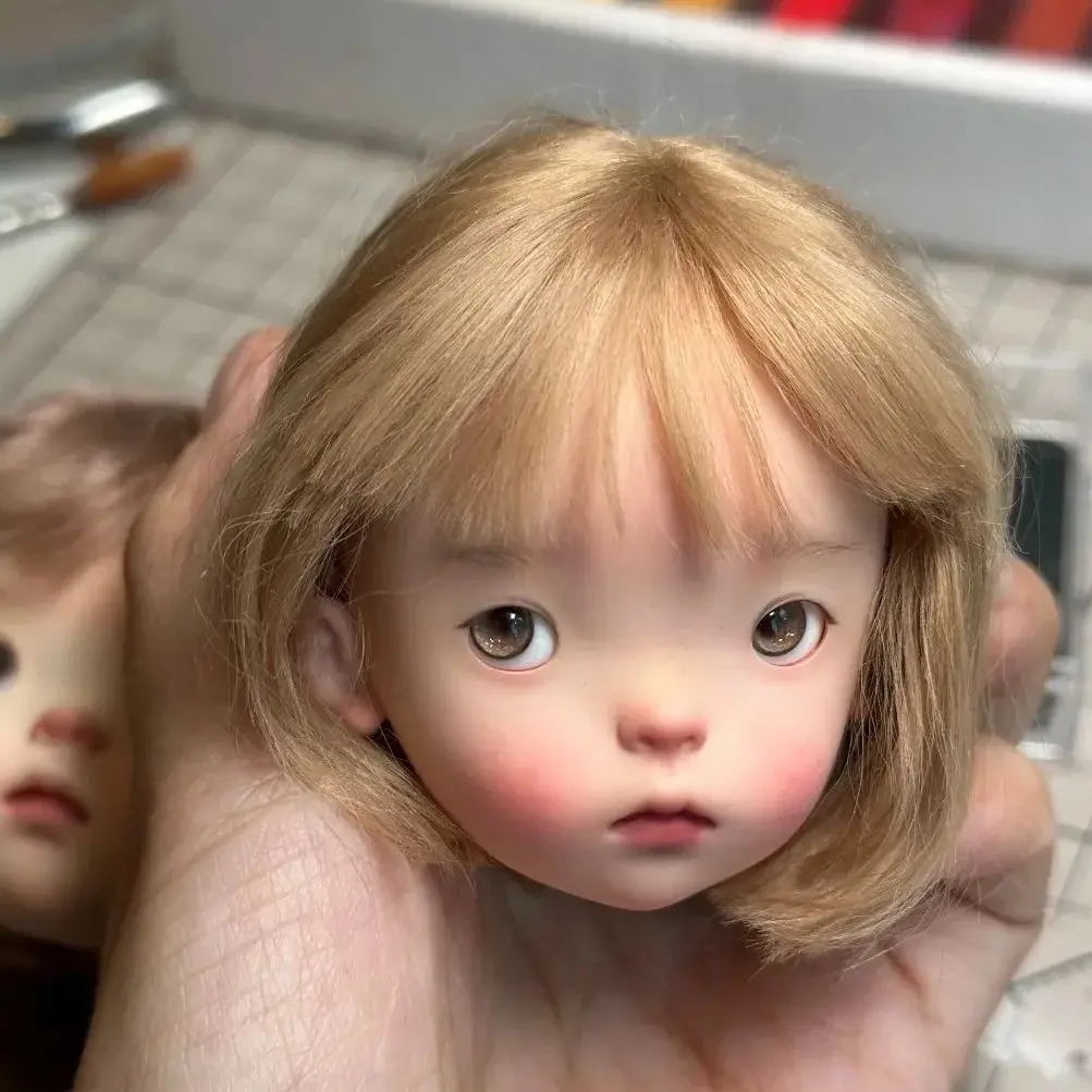 

SD BJD Doll 1/6 Landoudou Head Beautiful Girl Makeup High Quality Resin Toy Gift Just a Head